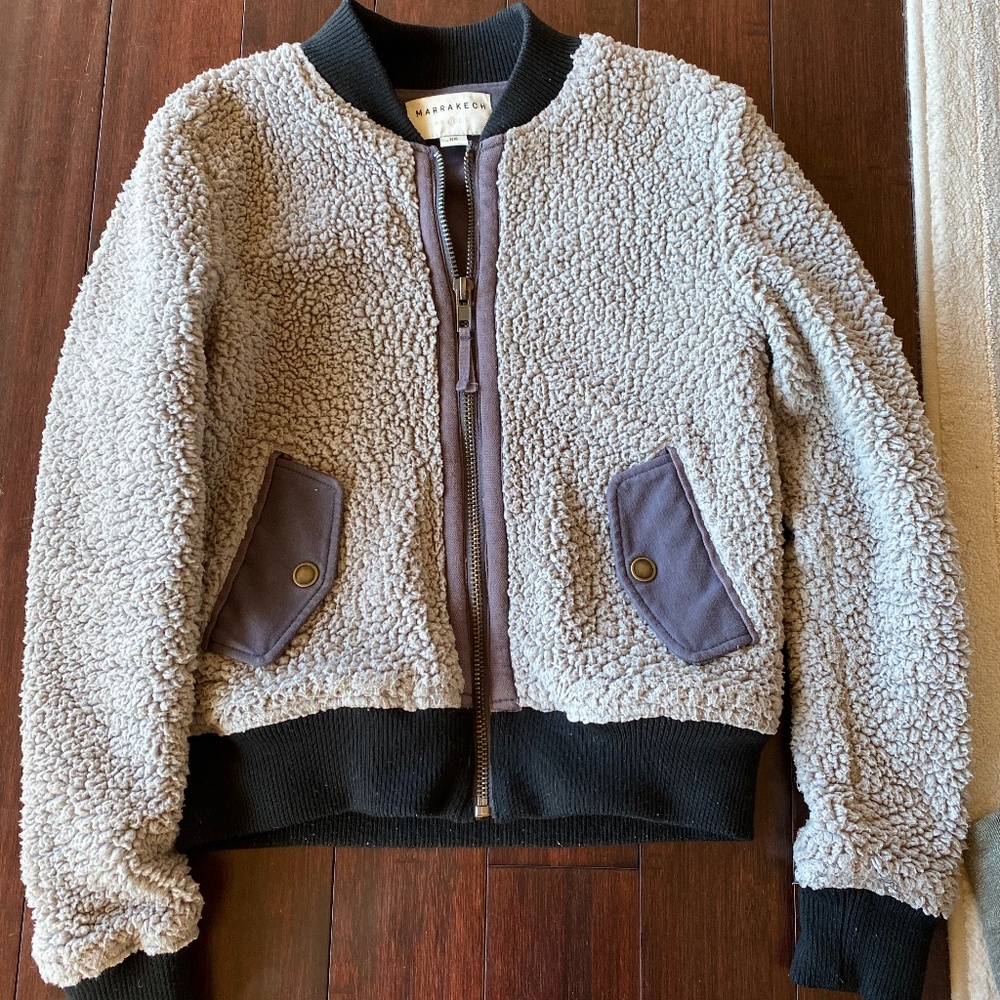 Anthropologie - Marrakech Blocked Sherpa Bomber